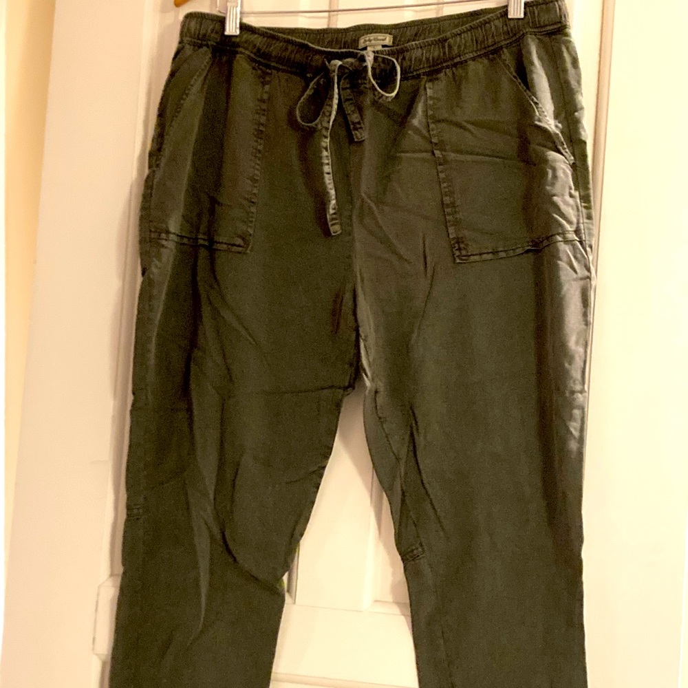 Lucky brand  cotton / viscose drawstring waist pants L